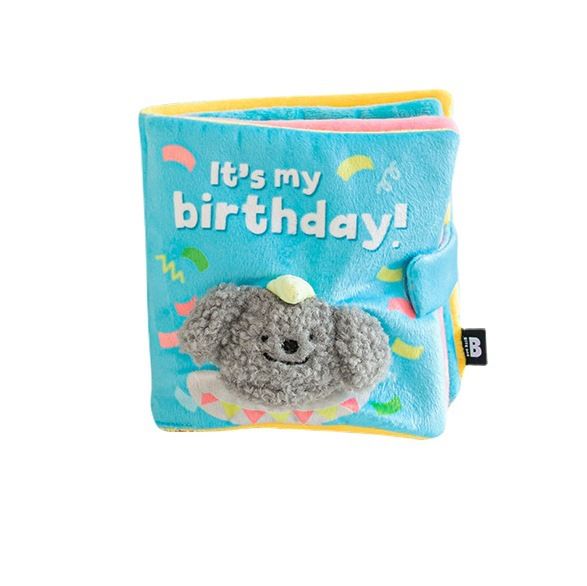 Missed Eating Cute Sniffing Sound Reading Toy Dog Tibetan Food Book Schnauzer Maltese Yorkshire Pet Birthday Toy Interactive-Blue