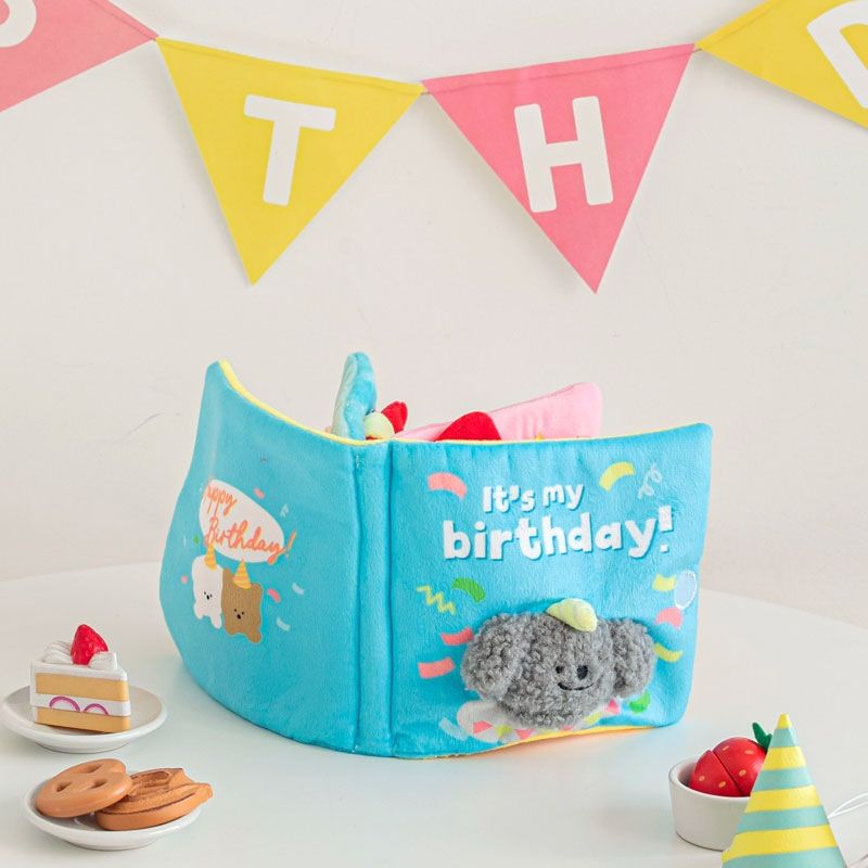 Missed Eating Cute Sniffing Sound Reading Toy Dog Tibetan Food Book Schnauzer Maltese Yorkshire Pet Birthday Toy Interactive-Blue