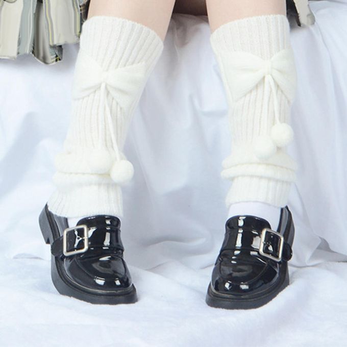 Harajuku Student Autumn Legging Stocking White