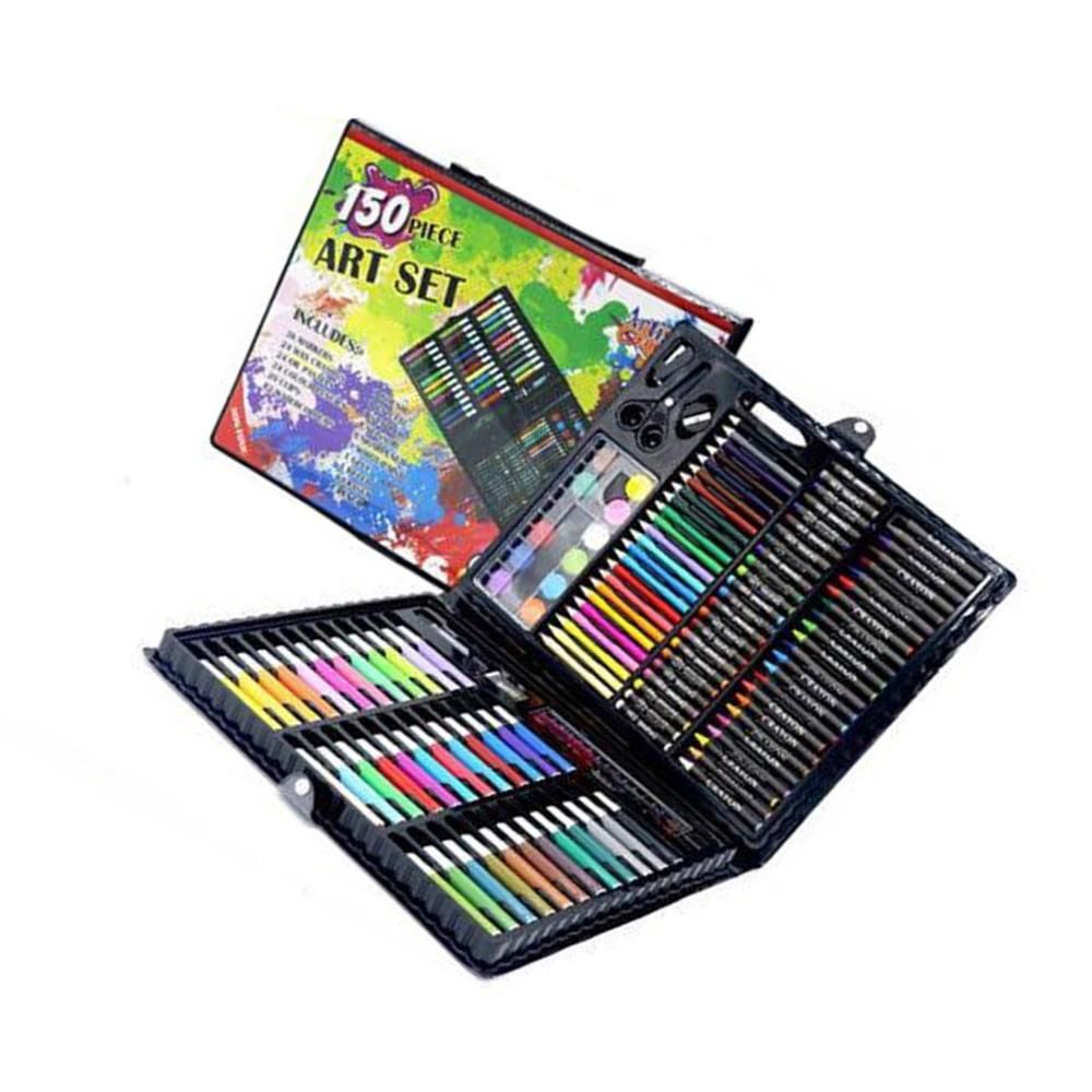 New 150PCS Watercolor Pen Set With Oil Pastels Colored