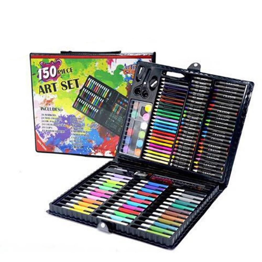 New 150PCS Watercolor Pen Set With Oil Pastels Colored
