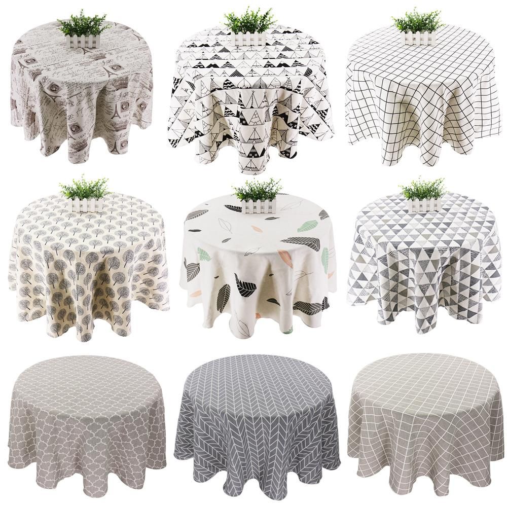 Round Table Cloth Nordic Table Cover-120cm