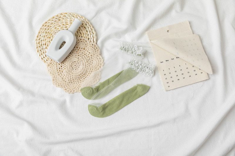 10 In 1 Women's Fashion Green Ankle Socks