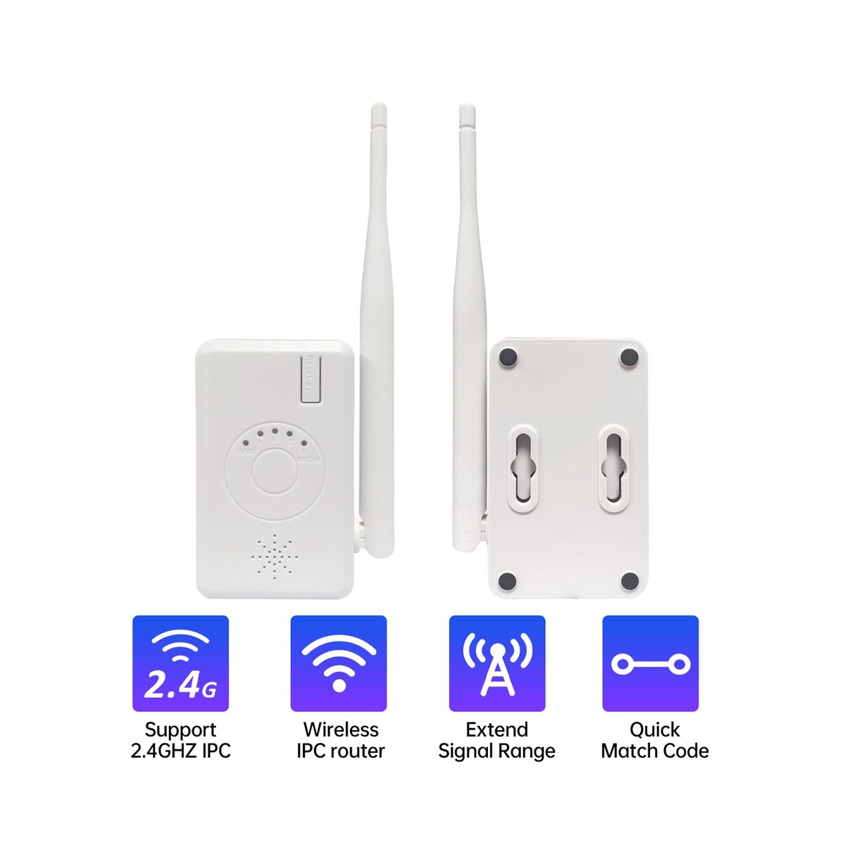 Repeater IPC Router WIFI Range Extender for Wireless Security Camera System Kit NVR Enhanced Transmission US Plug