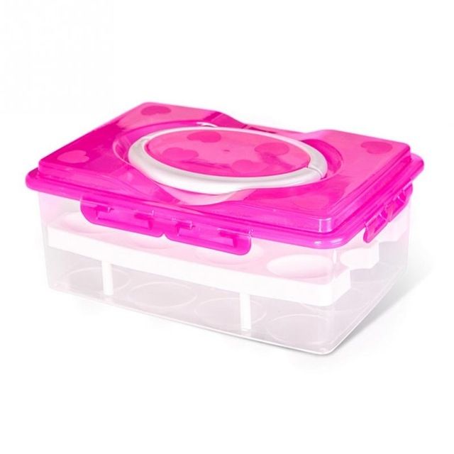 2 Layers 24 Slots PP Plastic Egg Holder