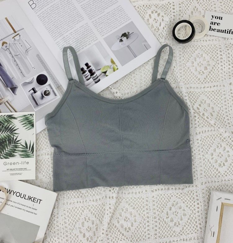 Women Sexy Bras Underwear Vest Girl Sports Tops Chest Pad