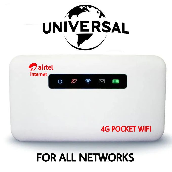 Latest Unlocked Universal 4G LTE Pocket WiFi Hotspot With 150mbs Mifi Speed Download For All Networks (Airtel Glo Smile Spectranet)