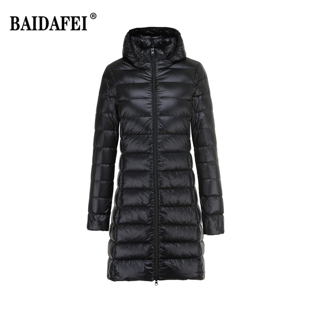 Women's Lightweight Warm Down Jacket In Winter