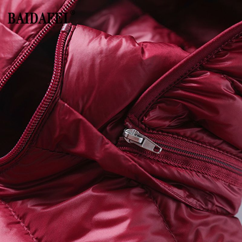 Women's Lightweight Warm Down Jacket In Winter