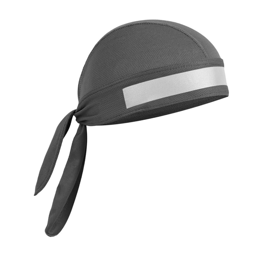 Windproof Cycling Bandana Hat Bicycle Outdoor Beanie Skull Hood Gray
