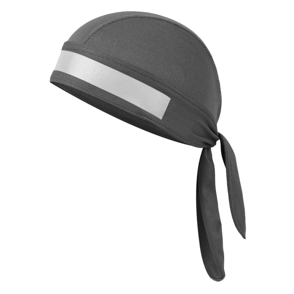 Windproof Cycling Bandana Hat Bicycle Outdoor Beanie Skull Hood Gray