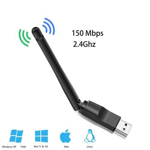 USB WIFI Dongle MT7601 150Mbps USB 2.0 With Rotating Antenna