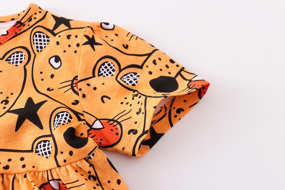 Summer new children's clothing children shirt princess dress European and American cartoon