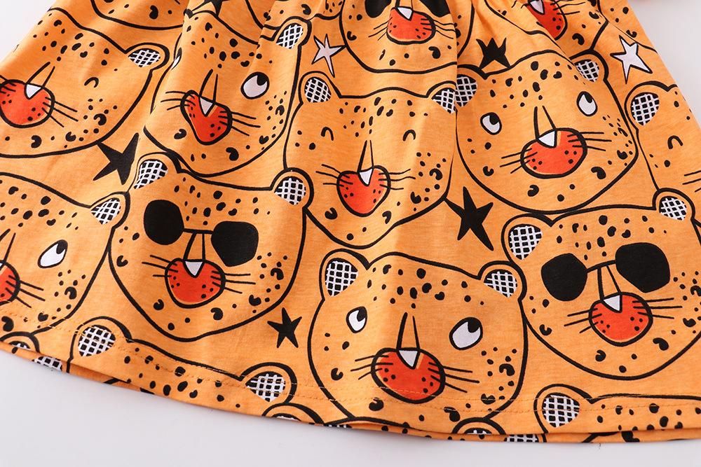Summer new children's clothing children shirt princess dress European and American cartoon