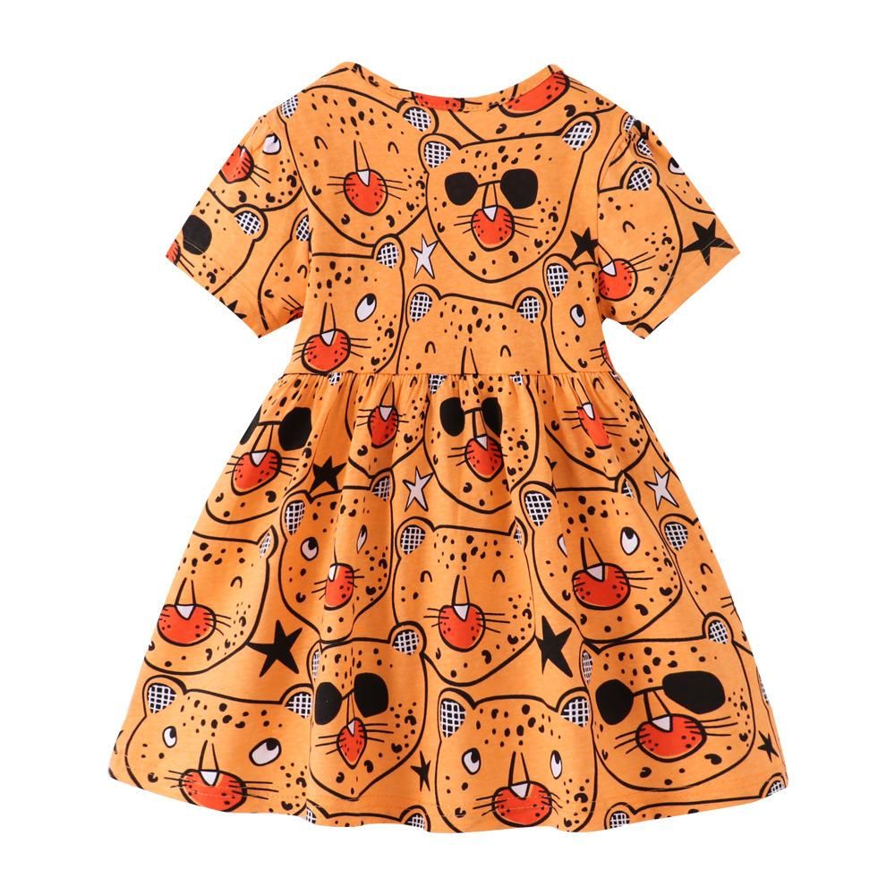 Summer new children's clothing children shirt princess dress European and American cartoon