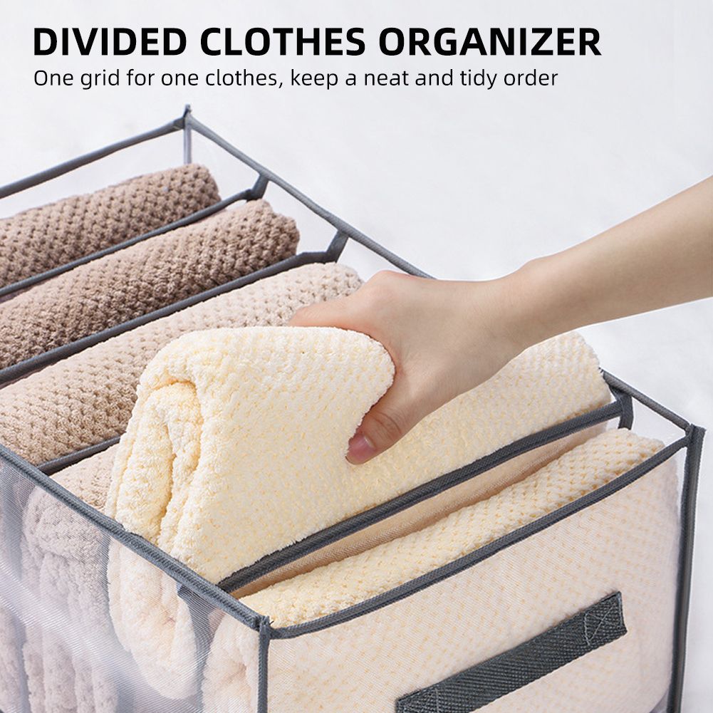 4 Pcs 6 Grids 7 Grids 9 Grids 12 Grids Clothes Organizer