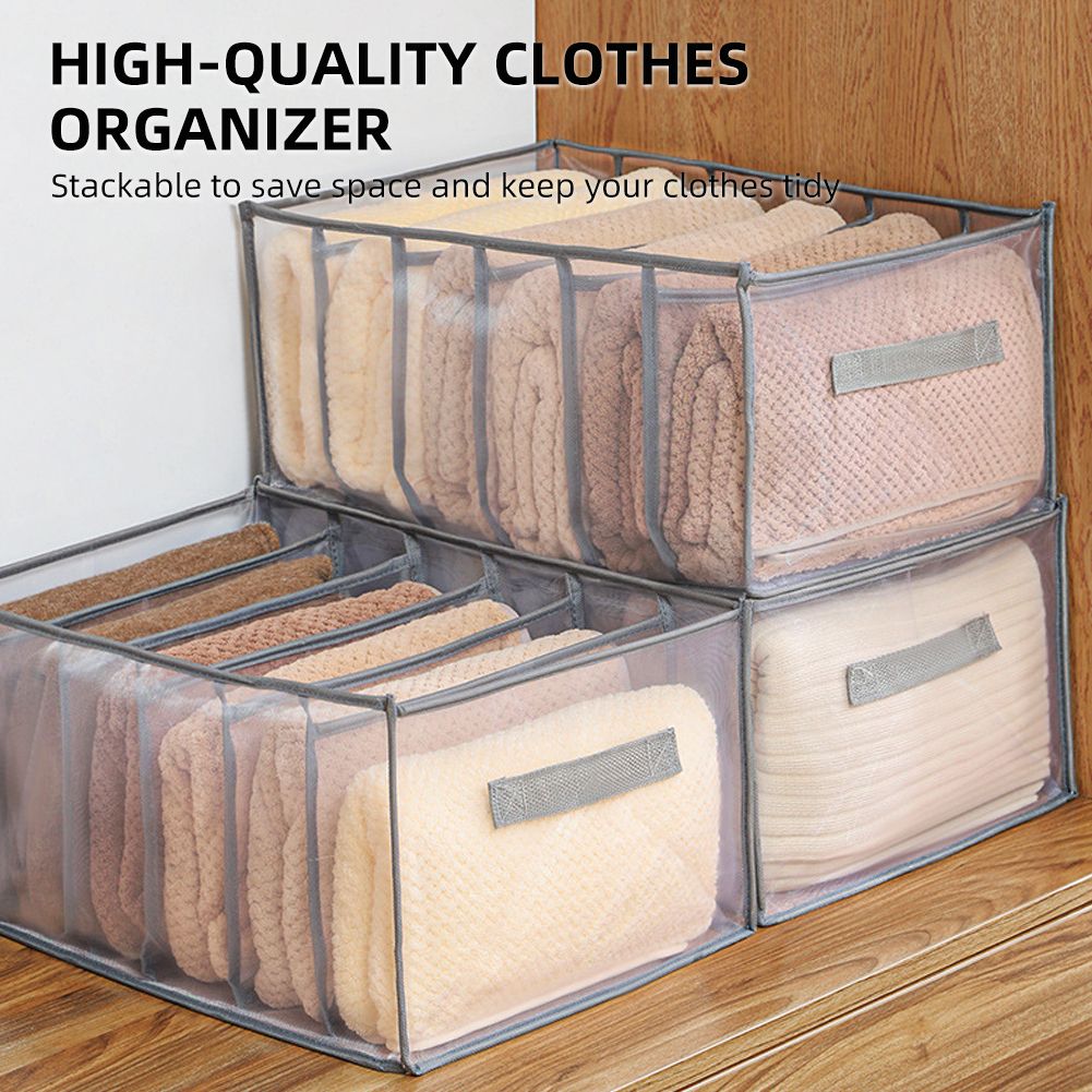 4 Pcs 6 Grids 7 Grids 9 Grids 12 Grids Clothes Organizer