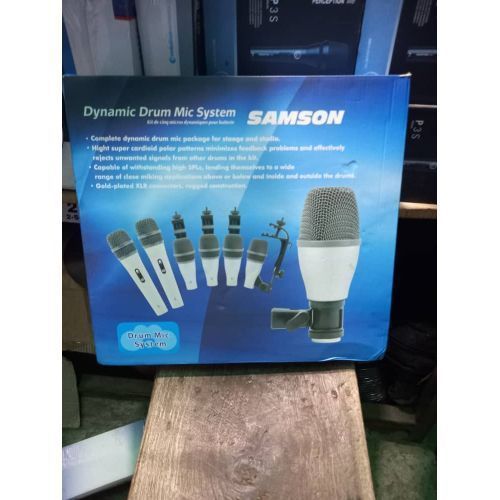 Set Of 5 Drum Pickup Microphone
