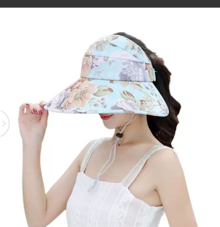 Ladies Sun Shade Cap Sun Burn Protection Cap