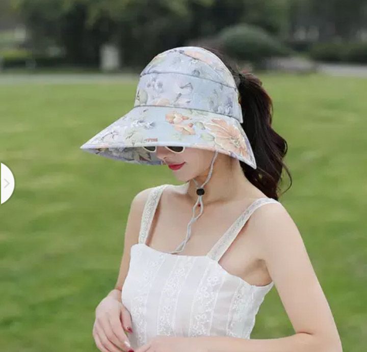Ladies Sun Shade Cap Sun Burn Protection Cap