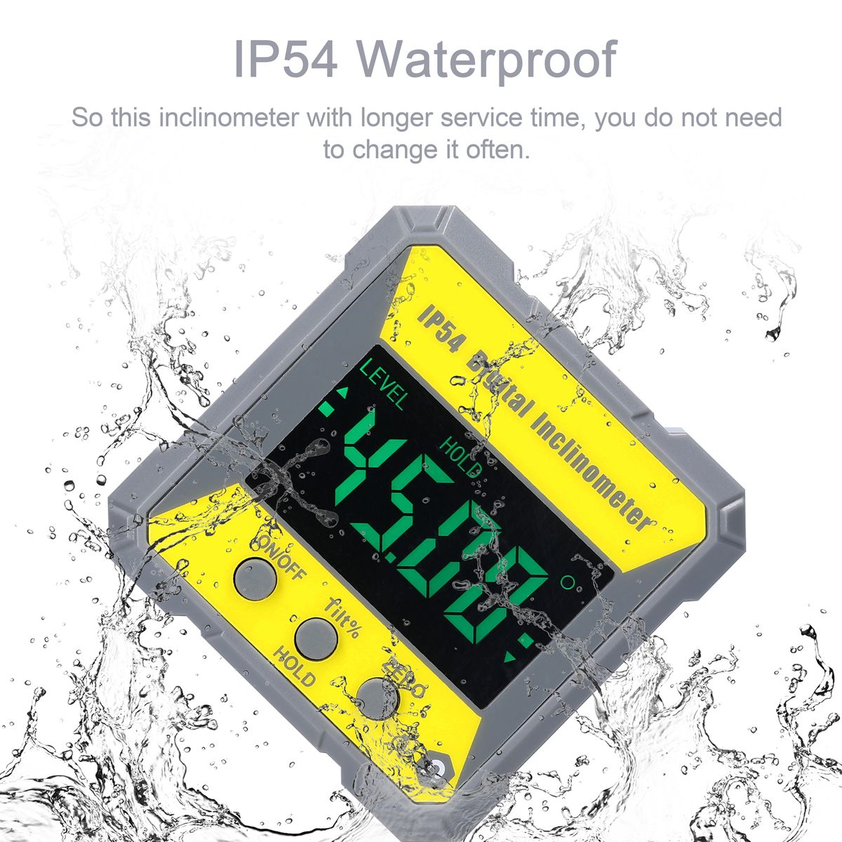 4*90° LCD Display Inclinometer Portable Inclinometer Level