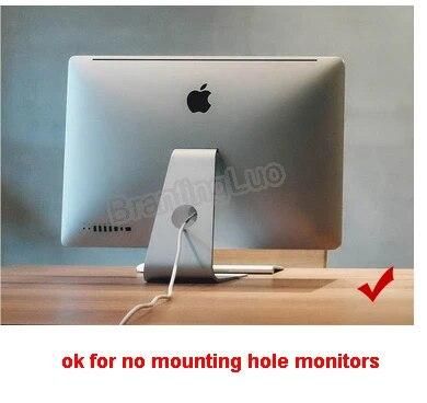 Loctek DA2 Mounting Adapter for 19-27 inch No Mounting Hole Monitor Holder Mount VESA Extension Adapter