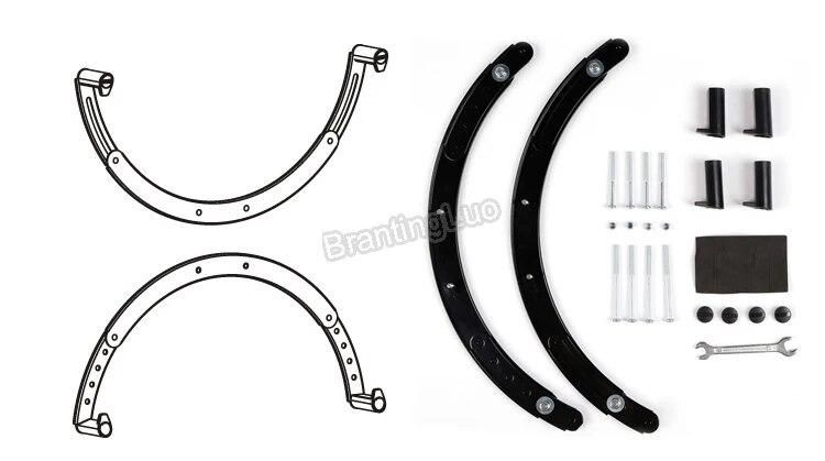 Loctek DA2 Mounting Adapter for 19-27 inch No Mounting Hole Monitor Holder Mount VESA Extension Adapter