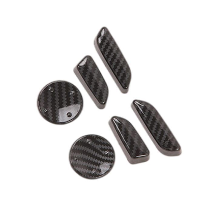 Carbon Fiber Seat Adjustment Button Cover Wrap Caps For Tesla Mode L-X