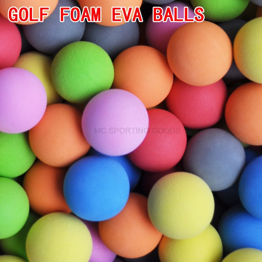 20pcs/bag Golf Balls Eva Foam Soft Sponge Balls For Solid