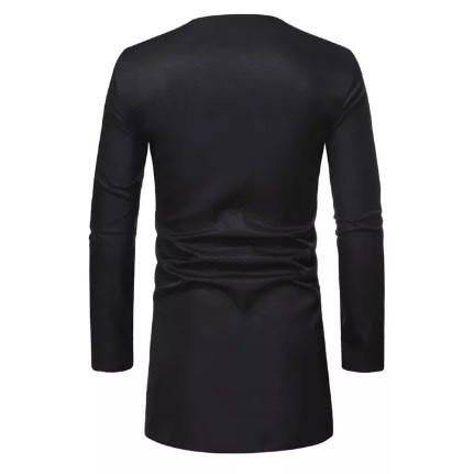 Men’s Black Senator Wear With Golden Embroidered Details