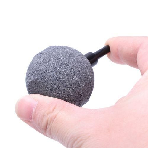4cm Diameter Ball Shaped Airstones Steel Gray For