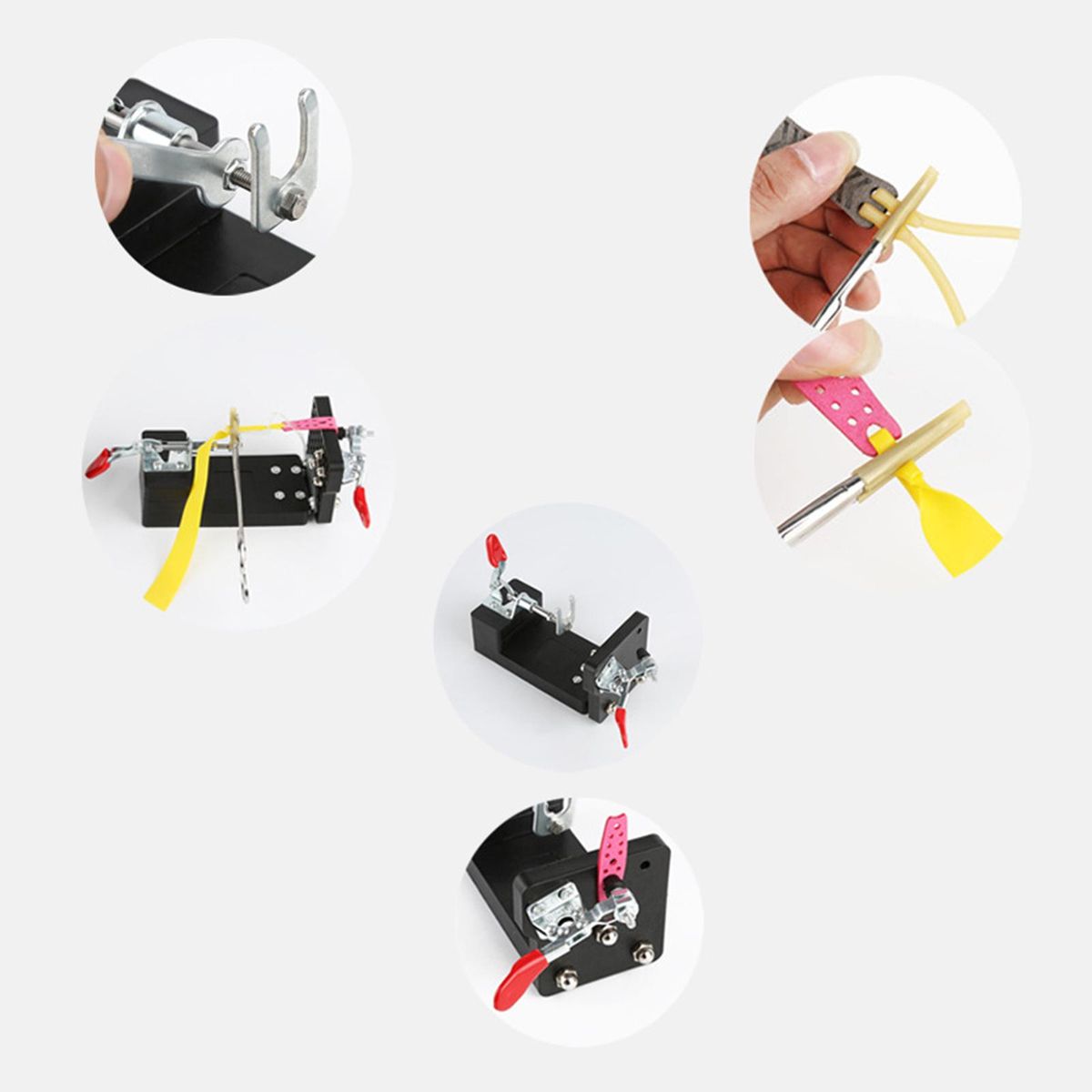 Rubber Band Tied Jig Helper Tubing Tied Jig Tool