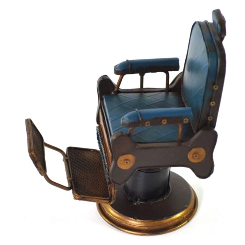 Iron Model Decorations Crafts Barber Chair Micro-Metal
