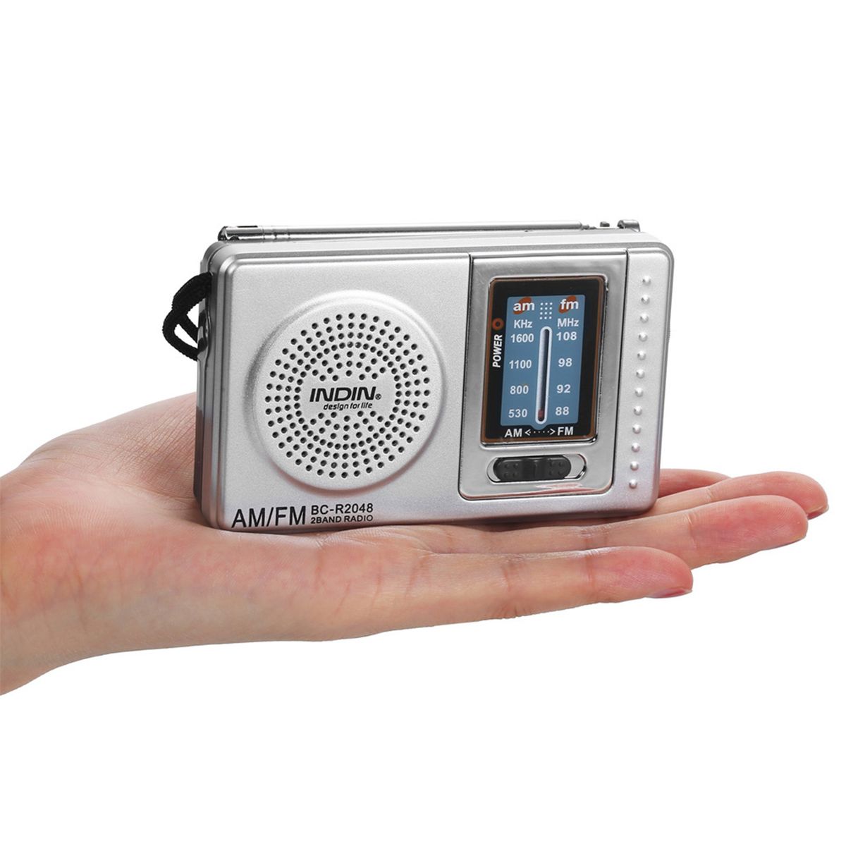 BC-R2048 Mini AM FM Radio 2 Band Radio Receiver