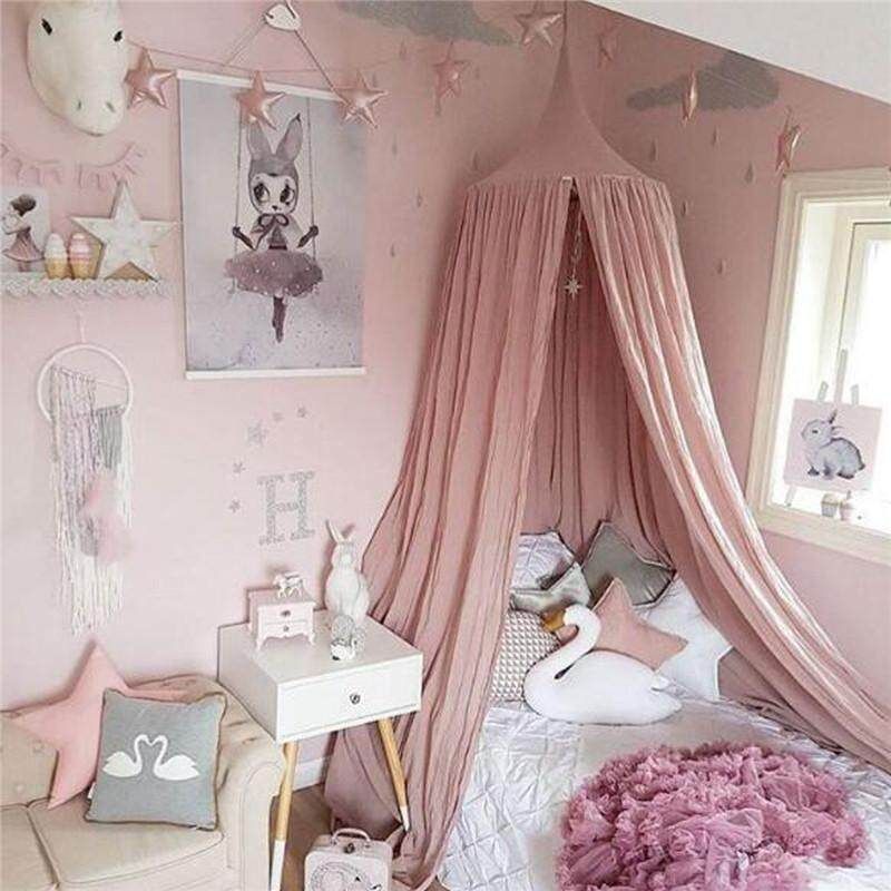 Canopy Bed Netting Mosquito Bedding Net Play Tents For Baby Kids Children 240cm