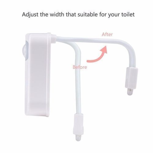 New Automatic Change Colors LED Light Night  Intelligent Body Motion Sensor Portable Seat Toilet Lamp For Emergency Bathroom /WC