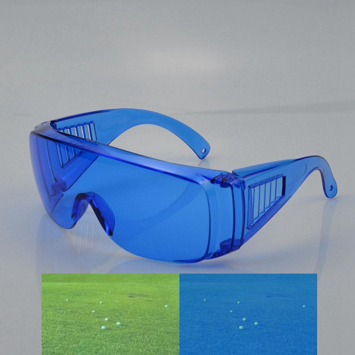Professional Golf Ball  Glasses Blue Lenses Glasses