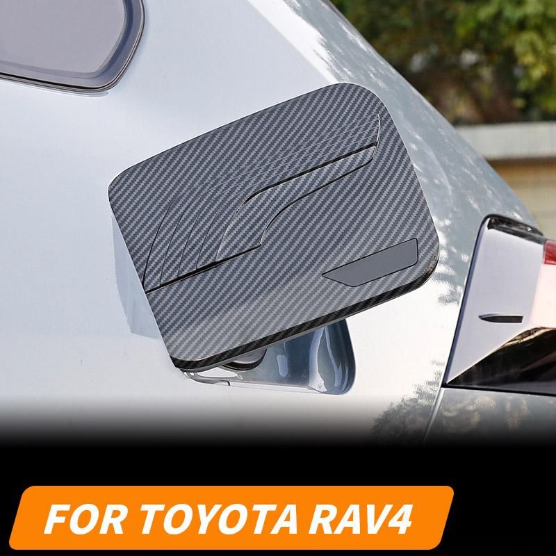 ABS  Tank Decorative Cap  Protection Cover Body Decoration Sticker Modified Accessories For Toyota Rav4 2019 2020