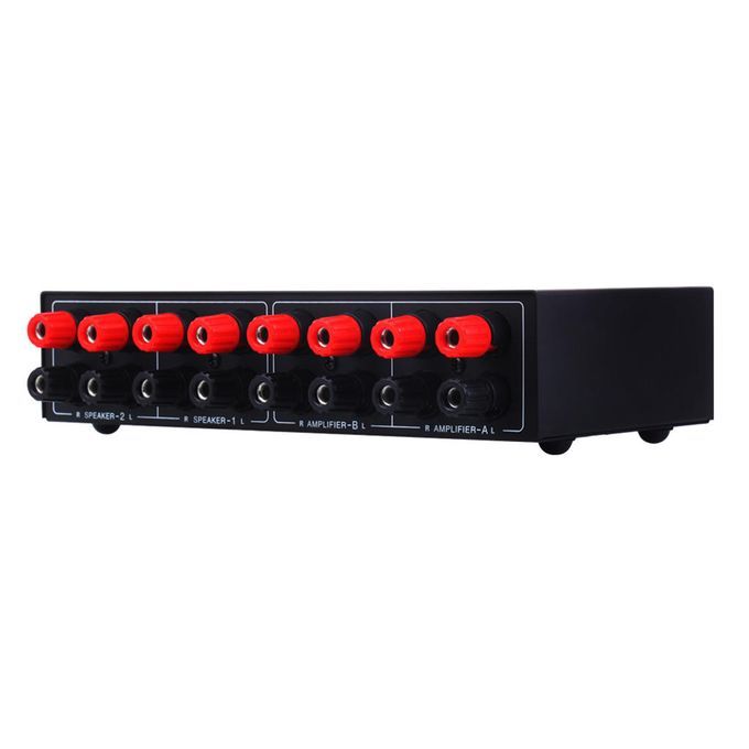 Passive 2 In 2 Out 2 Way Audio Switcher Splitter Comparator Speaker