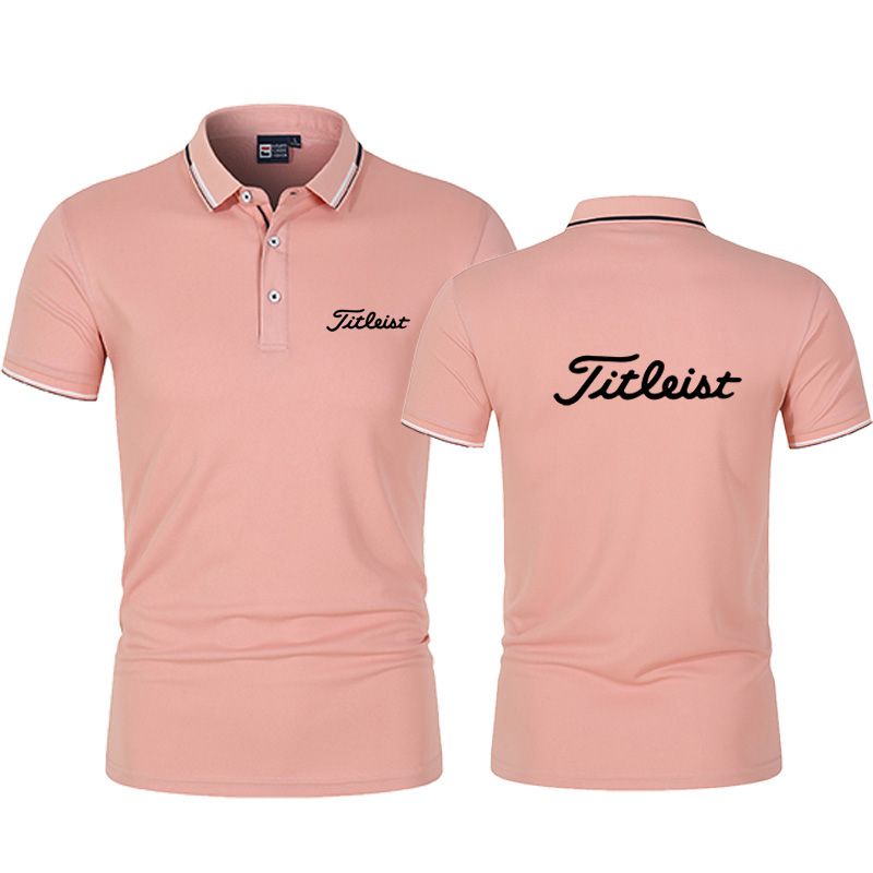 Summer Men's Golf Shirts Quick Dry Breathable Polo Shirts