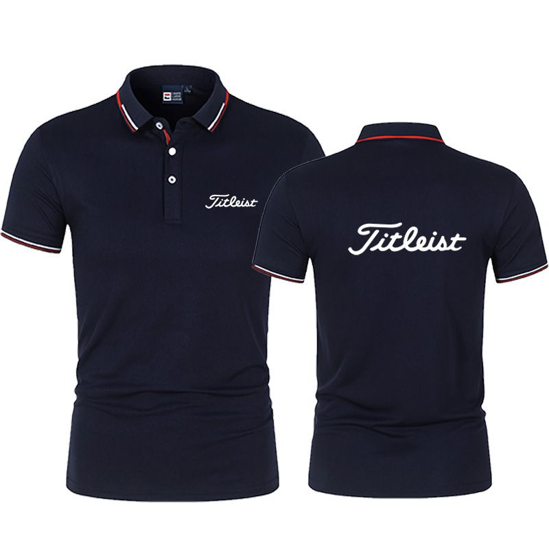 Summer Men's Golf Shirts Quick Dry Breathable Polo Shirts