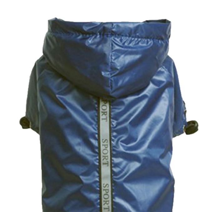 Pet Rain Clothes Dog Cat Vetido Waterproof Reflective Dog S Blue