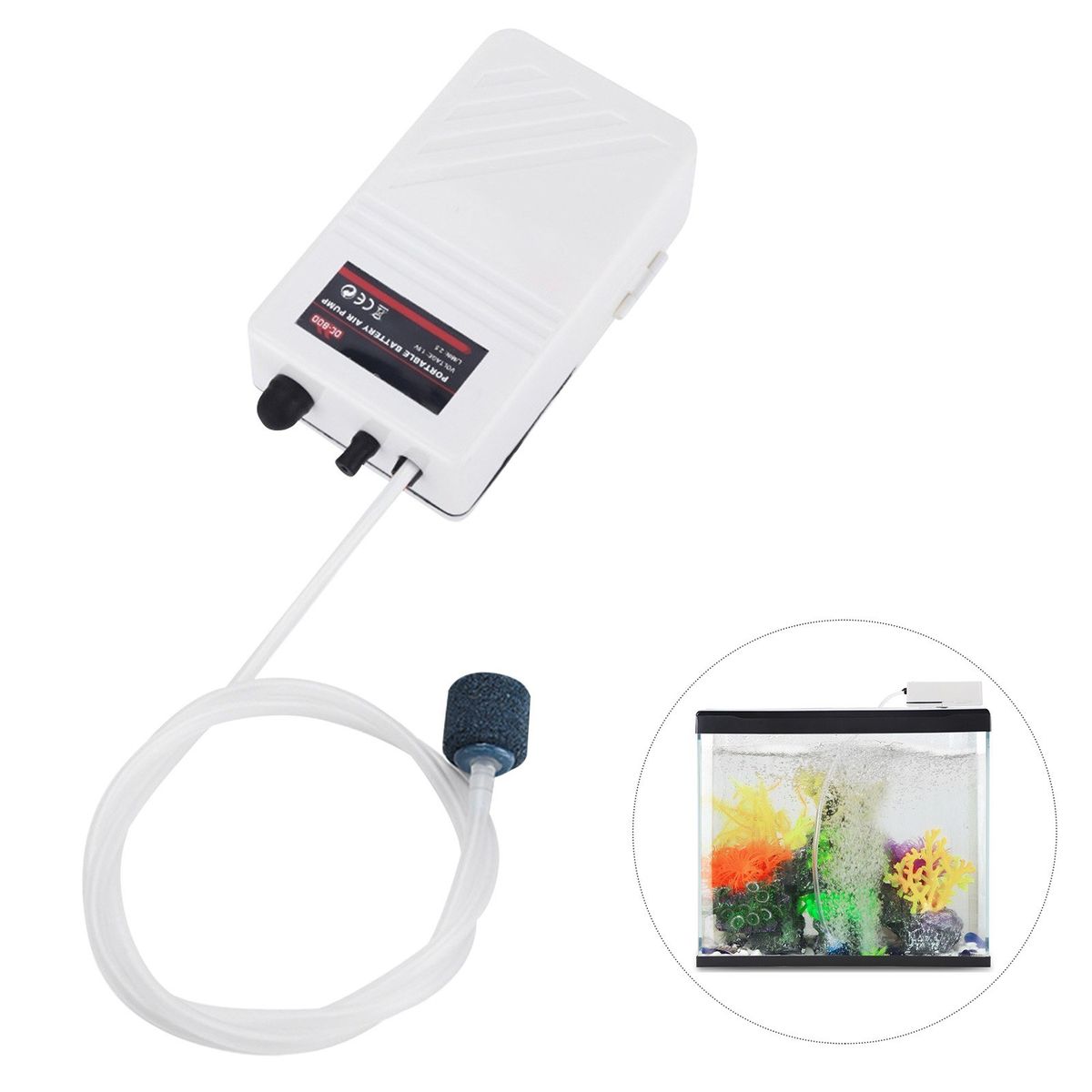Aquarium Air Pump Kits Oxygen Air Pump With Tube Air Stone