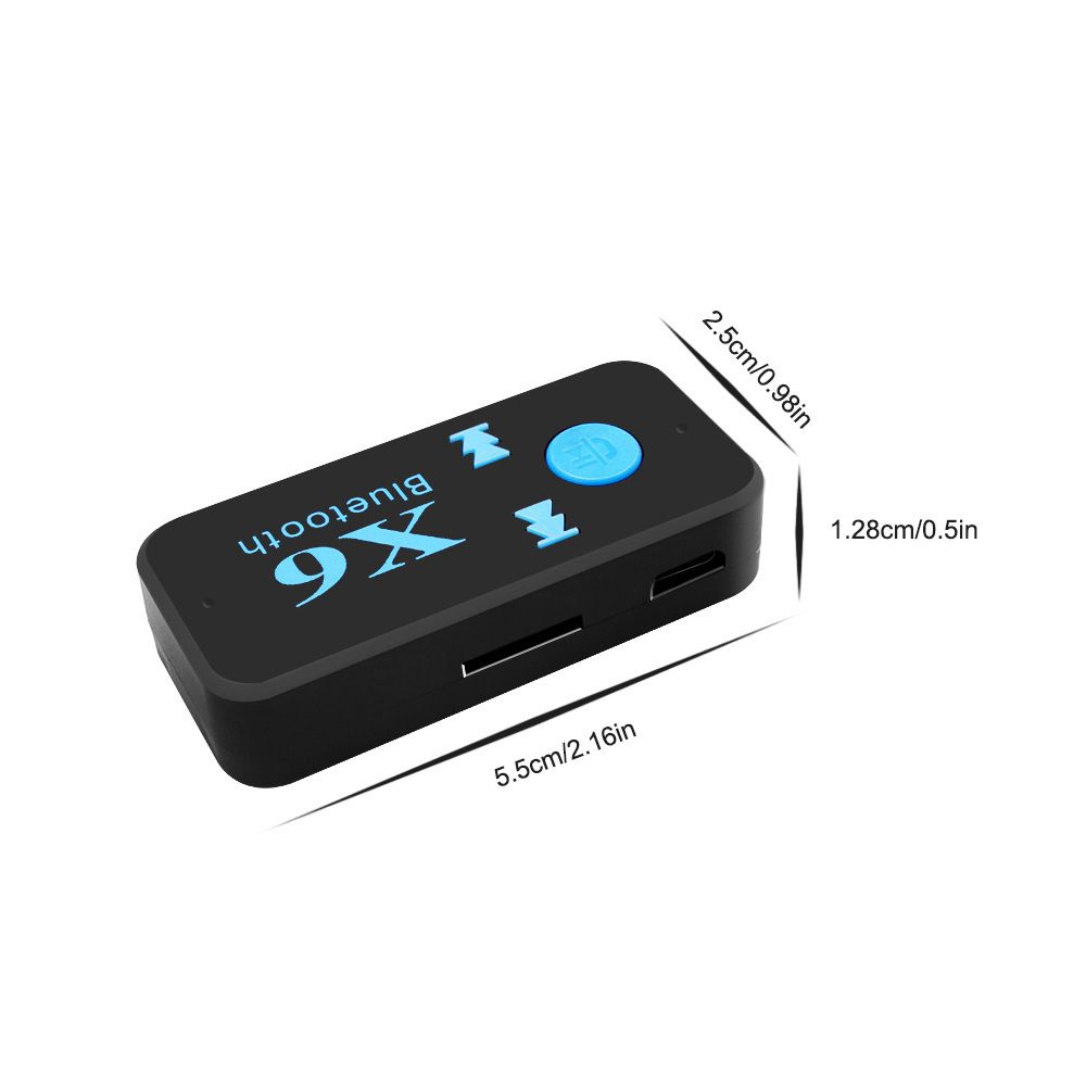 Bluetooth 5.0 Receiver Wireless Adapter 3.5mm TF Card
