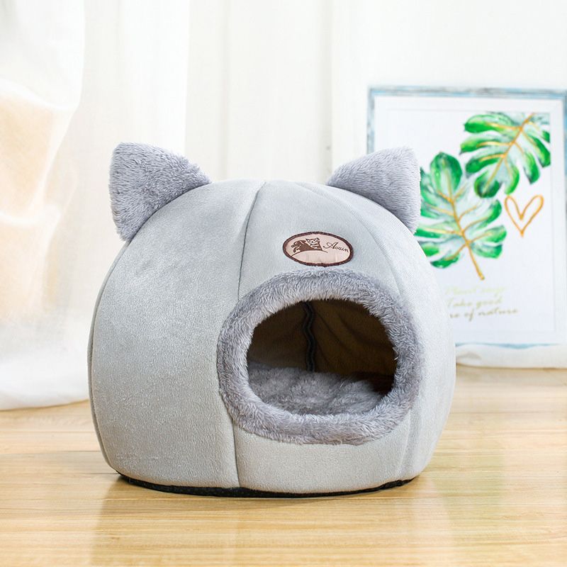 Deep Sleep Comfort In Winter Cat Bed Little Mat Basket For