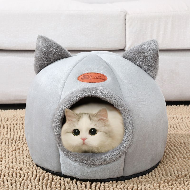 Deep Sleep Comfort In Winter Cat Bed Little Mat Basket For