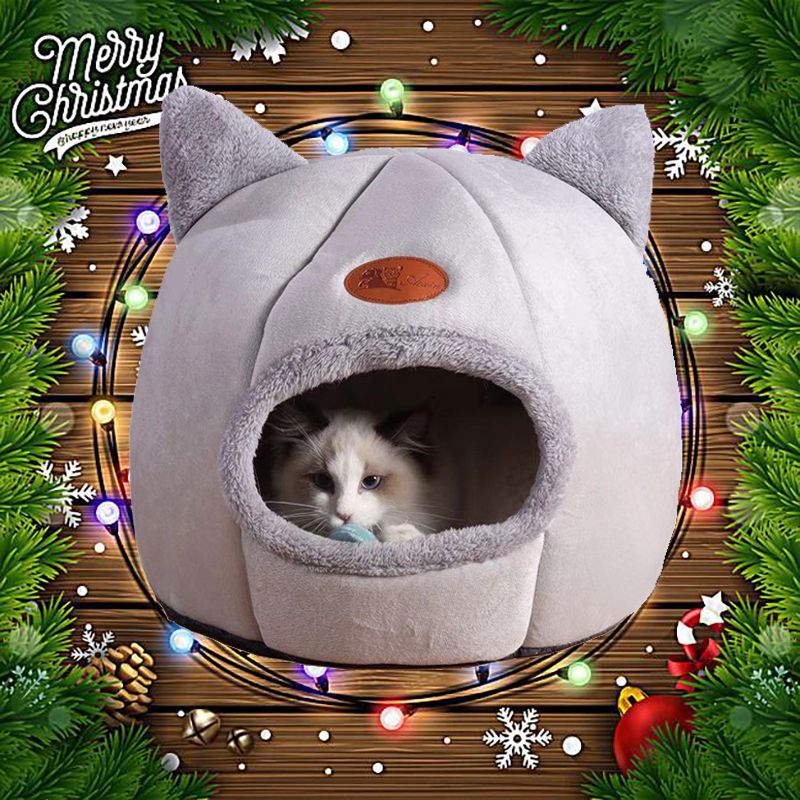 Deep Sleep Comfort In Winter Cat Bed Little Mat Basket For