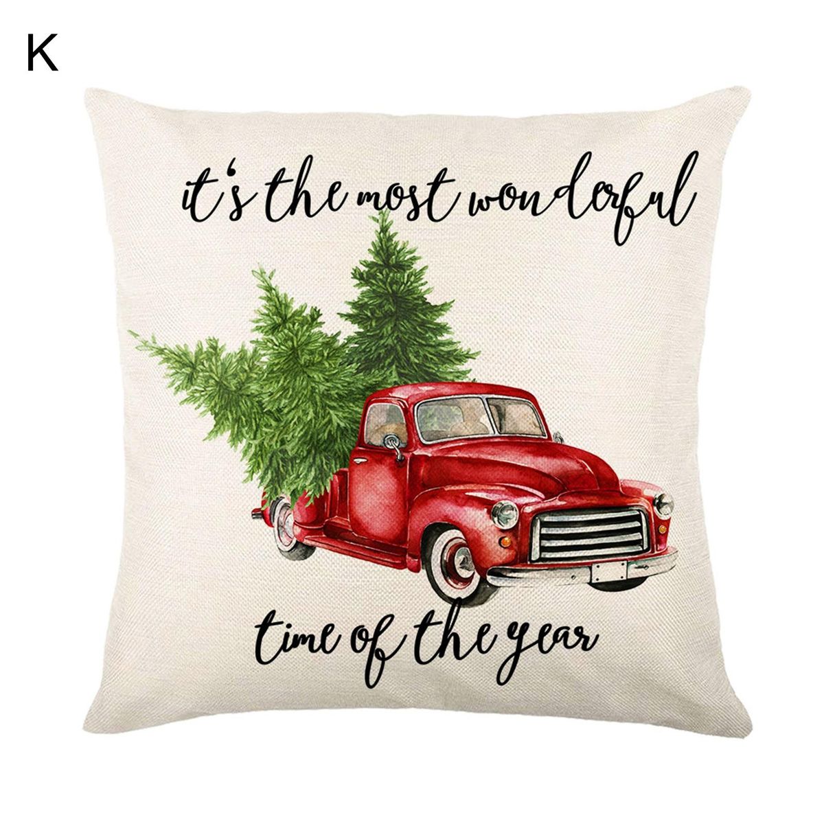 Cushion Cover Throw Pillow Case Home Hotel Christmas Decor