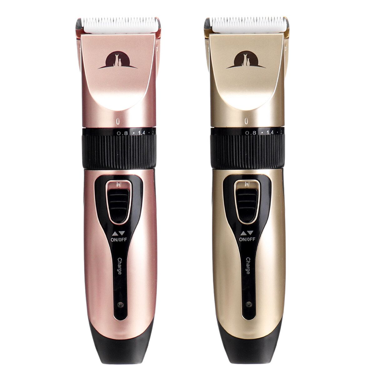 5W Electric Pet Shearing Clipper Animal Hair Trimmer Shaving Machine Rose Gold