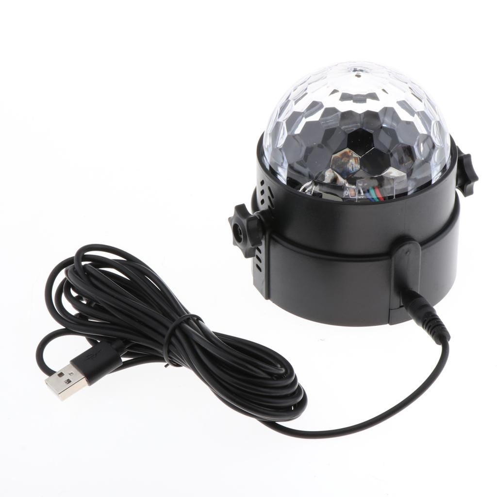Led USB RGB Lights Magic Ball Colorful Effects Christmas Bar DJ